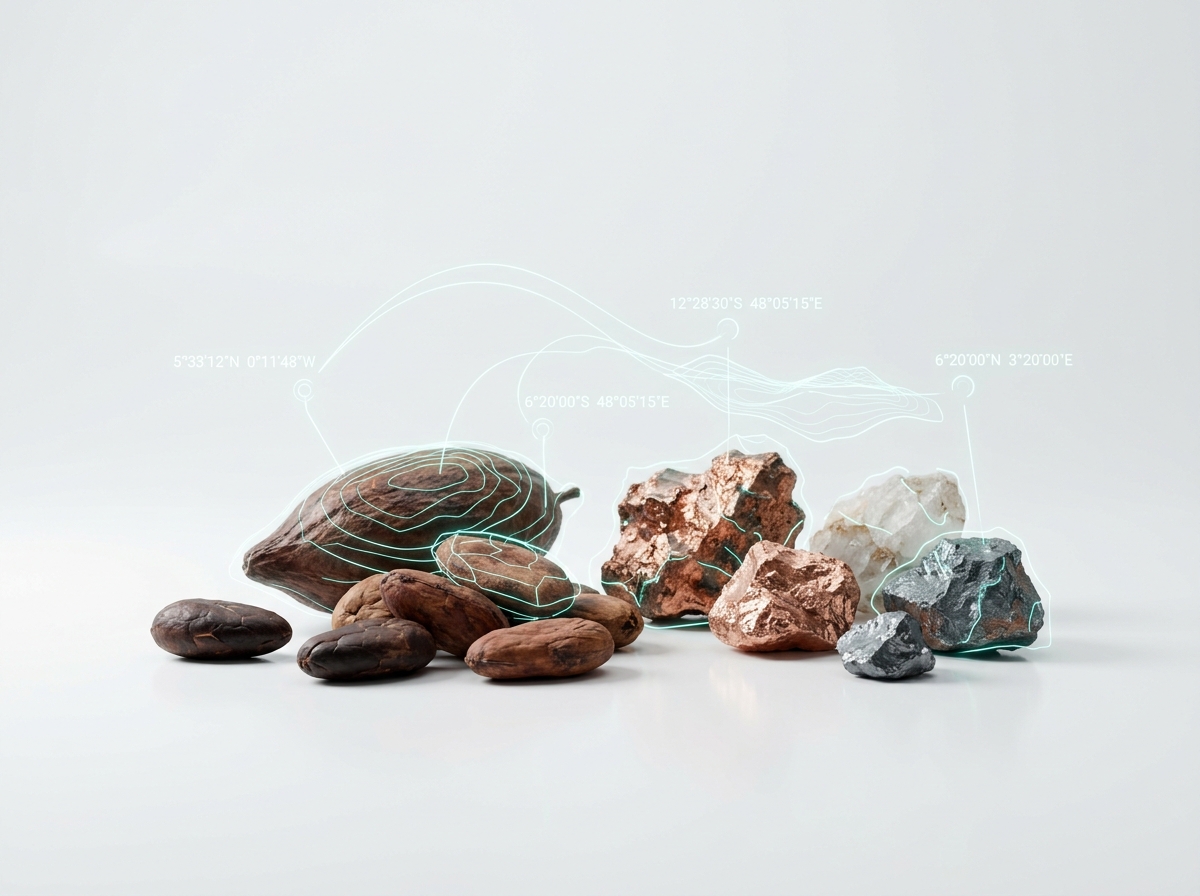 Agricultural & Mineral Commodity Provenance and Polygon Mapping